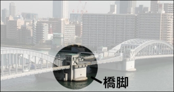 写真：橋脚部分