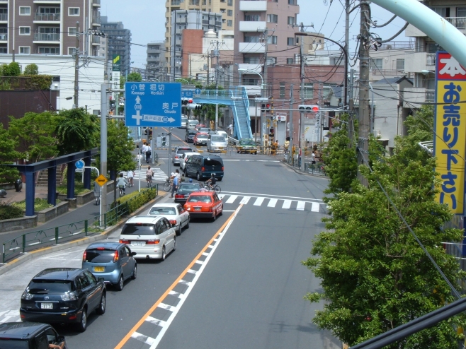 連続立体交差事業「京成押上線（四ツ木駅～青砥駅間）付近」の写真