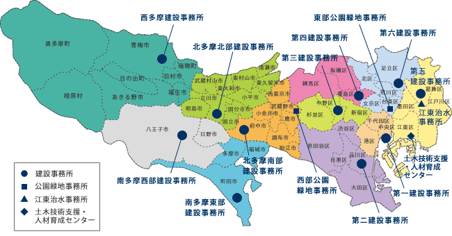 事務所一覧地図