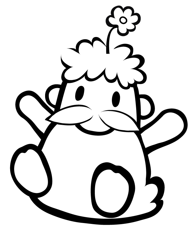 白黒ひゃくさいくん007