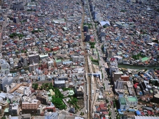 京急蒲田_京急蒲田駅付近事業前(平成17年撮影)の写真