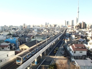 京成_曳舟-八広間事業後(平成29年2月撮影)の写真