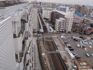京成_曳舟駅付近事業前(平成21年1月撮影)の写真