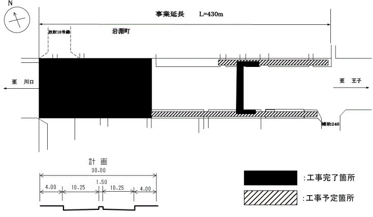 放射第１０号線図面