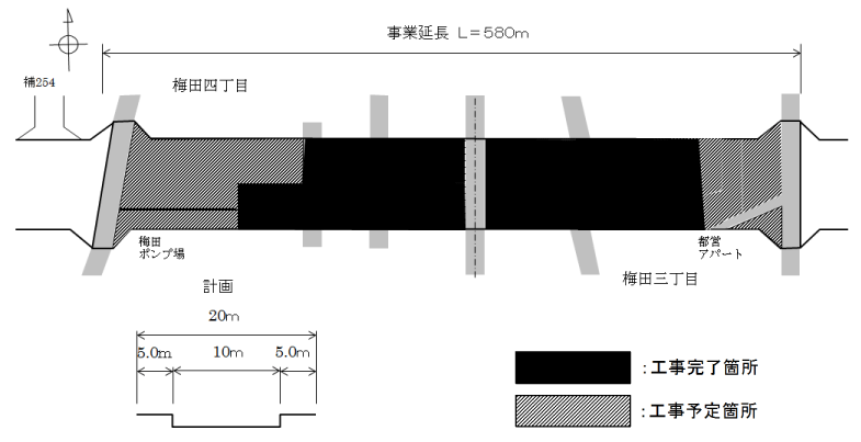 梅田その２地区図面
