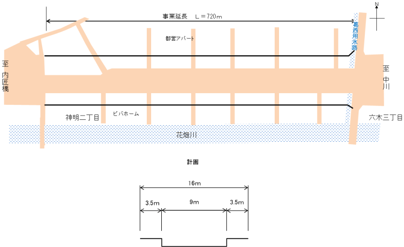 補助第261号線神明地区図面