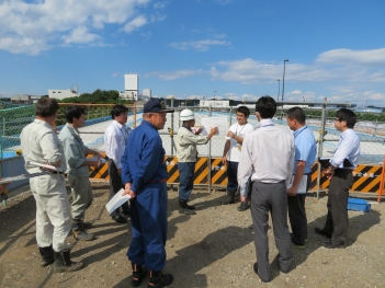 合同点検実施状況の写真