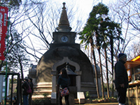 上野大仏とパゴダの画像