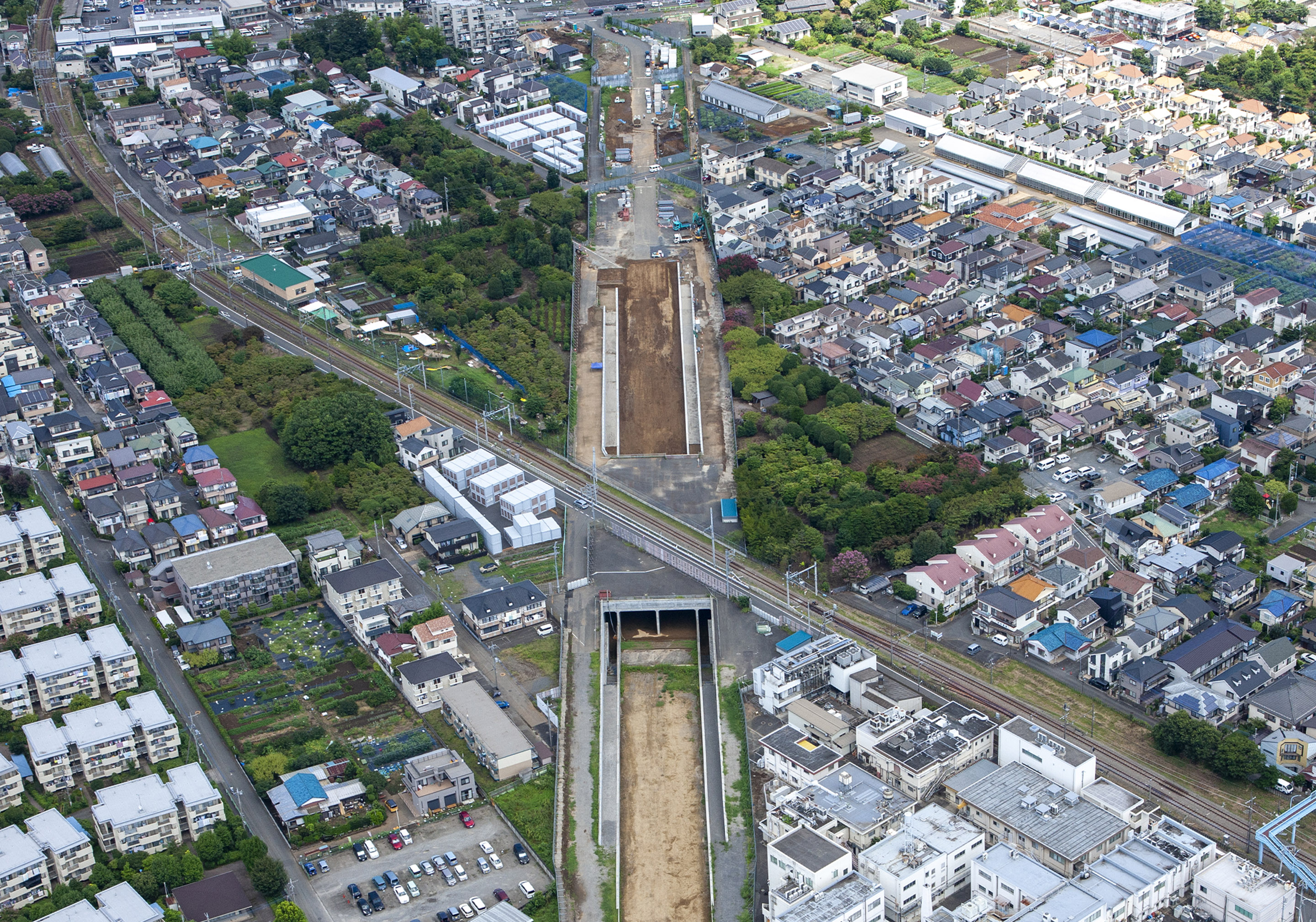 多摩の道路の写真