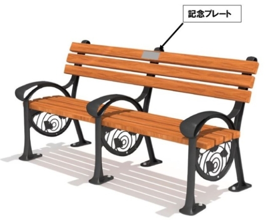 図：思い出ベンチAタイプ