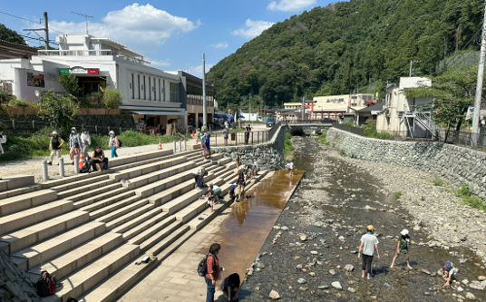 案内川防災工事完成後の写真