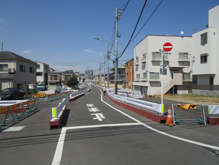 事業中の補助第144号線（平井）